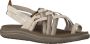 Teva Bruin Tinten W Voya Strappy Sandalen Dames Beige - Thumbnail 4