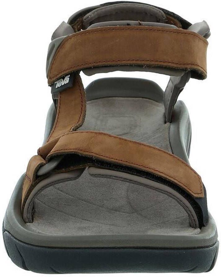 Teva Terra Fi 5 Leather sandalen heren middenbruin