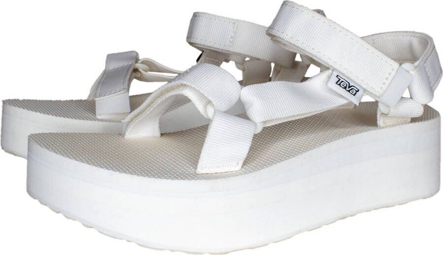 Teva Flatform Universal Sandaal Dames Gebroken Wit - Foto 9