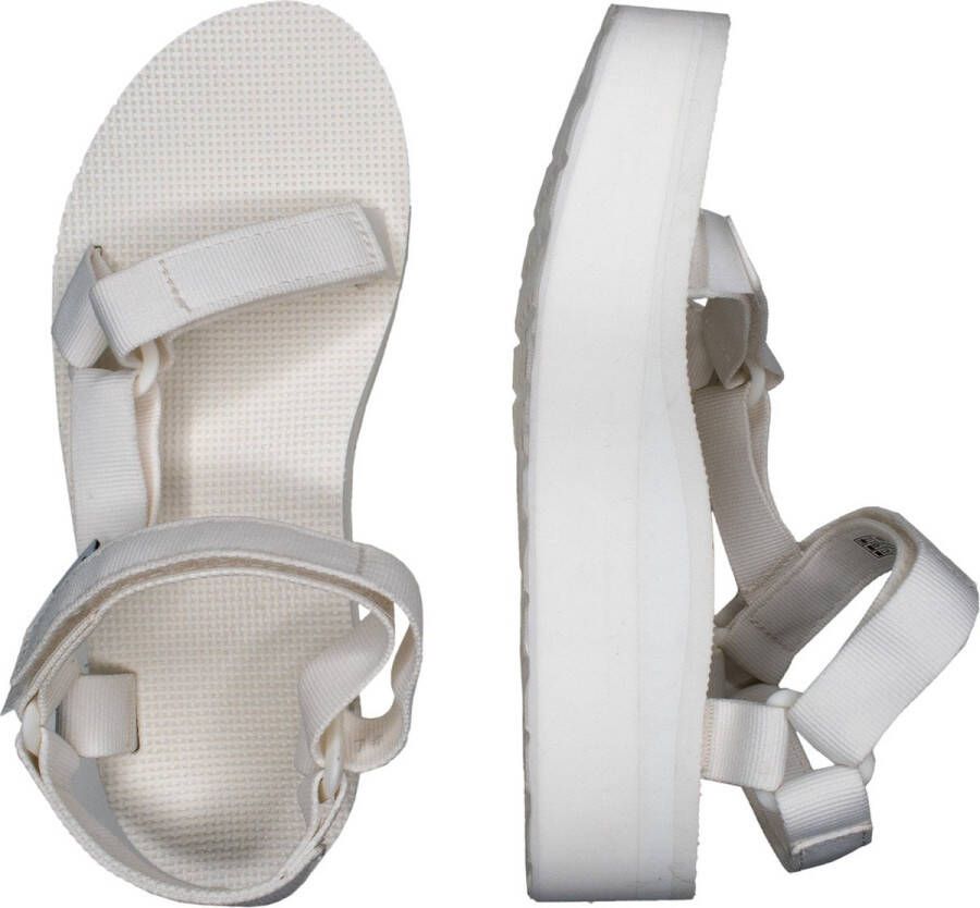 Teva Flatform Universal Sandaal Dames Gebroken Wit - Foto 10