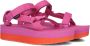 Teva W Flatform Universal Dames Sandalen Roze - Thumbnail 7