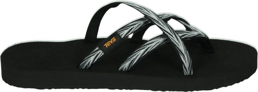 Teva W OLOWAHU PALMS BLACK WHITE Dames Slippers PALMS BLACK WHITE - Foto 12