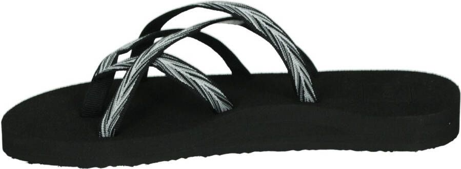 Teva W OLOWAHU PALMS BLACK WHITE Dames Slippers PALMS BLACK WHITE - Foto 15