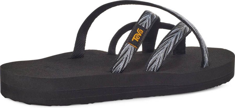 Teva W OLOWAHU PALMS BLACK WHITE Dames Slippers PALMS BLACK WHITE - Foto 5