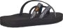 Teva W OLOWAHU PALMS BLACK WHITE Dames Slippers PALMS BLACK WHITE - Thumbnail 5