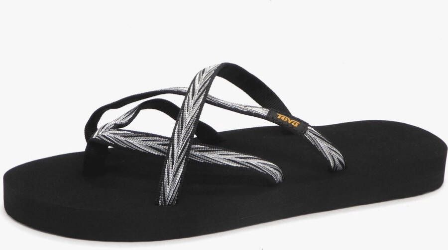 Teva W OLOWAHU PALMS BLACK WHITE Dames Slippers PALMS BLACK WHITE - Foto 9