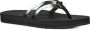 Teva W ReFlip Strappy Gradiate Dames Slippers Zwart Wit - Thumbnail 2