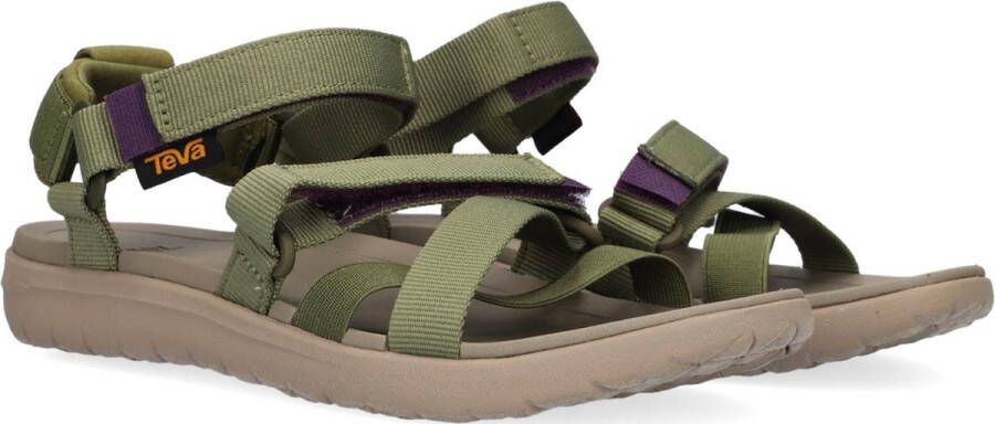 Teva W Sanborn Mia Dames Sandalen Olijfgroen
