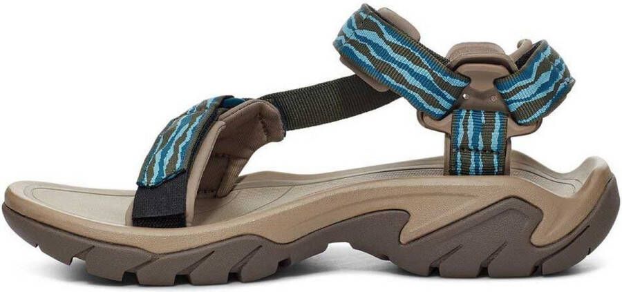 Teva W Terra Fi 5 Universal Dames Sandalen Blauw Groen