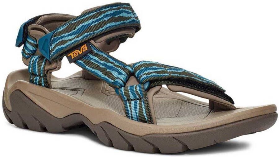 Teva W Terra Fi 5 Universal Dames Sandalen Blauw Groen