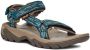 Teva W Terra Fi 5 Universal Dames Sandalen Blauw Groen - Thumbnail 5