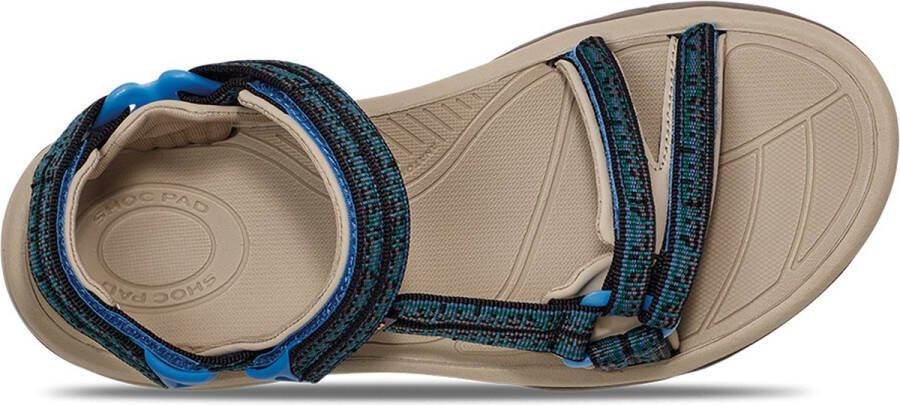 Teva W Terra Fi Lite Dames Sandalen Zwart Grijs
