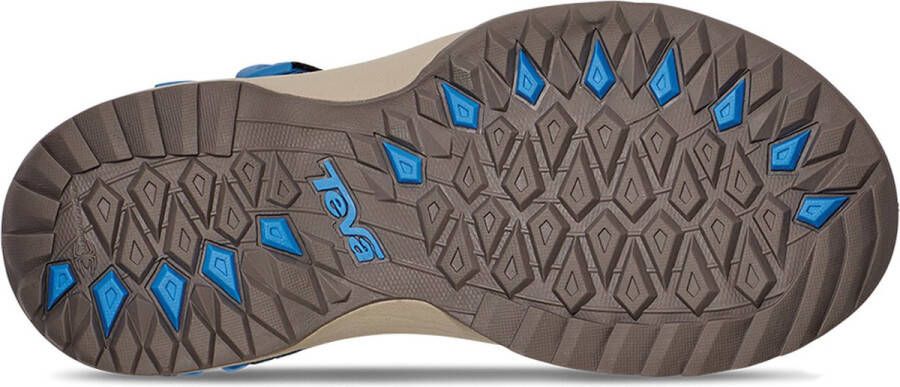 Teva W Terra Fi Lite Dames Sandalen Zwart Grijs