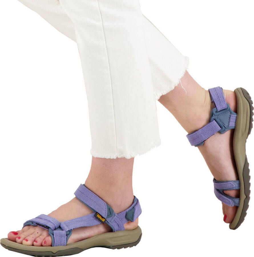 Teva W Terra Fi Lite Suede Dames Sandalen Paars