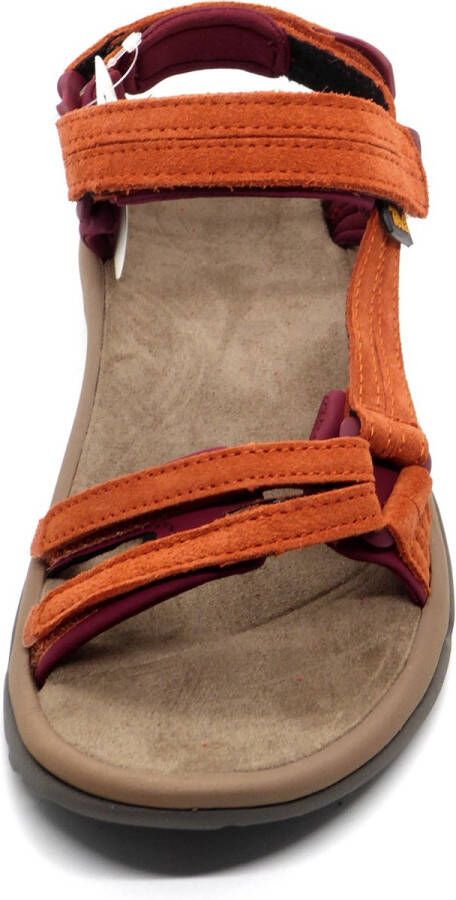 Teva W Terra Fi Lite Suede Dames Sandalen Rood Oranje