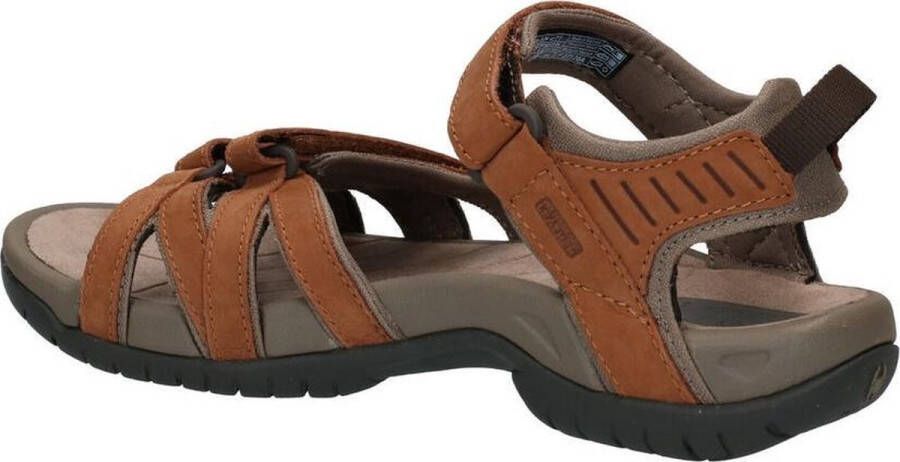 Teva Tirra Leather Sandaal Dames Middenbruin - Foto 13