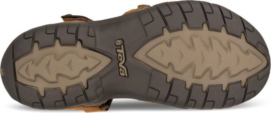 Teva Tirra Leather Sandaal Dames Middenbruin - Foto 15