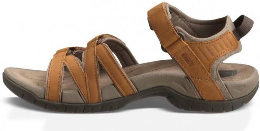 Teva Tirra Leather Sandaal Dames Middenbruin - Foto 7