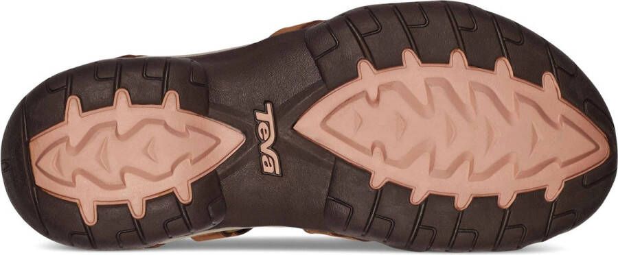 Teva W TIRRA LEATHER Dames Sandalen HONEY BROWN