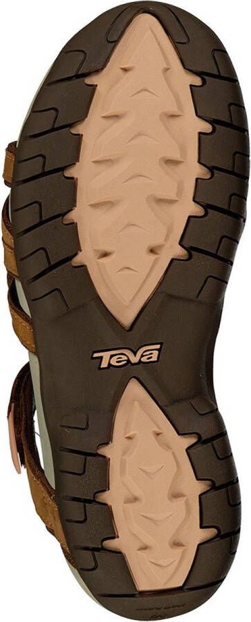 Teva W TIRRA LEATHER Dames Sandalen HONEY BROWN