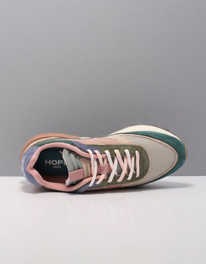 The Hoff Brand Java Lage sneakers Leren Sneaker Dames Groen