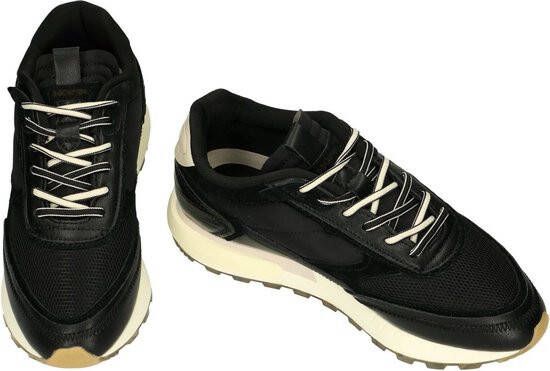 The Hoff Brand Woodlands Lage sneakers Leren Sneaker Dames Zwart