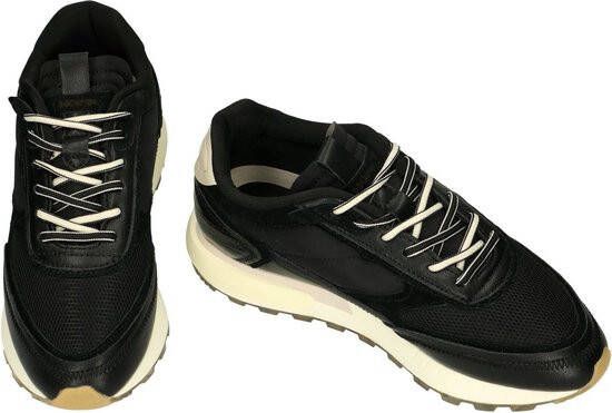 The Hoff Brand Woodlands Lage sneakers Leren Sneaker Dames Zwart