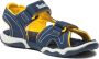 Timberland Adventure Seeker teenslippers Kinderen 2-Strap geel blauw - Thumbnail 5