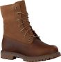 Timberland Authentics Teddy Fleece Veterboots Laarzen Met Veters Dames Bruin + - Thumbnail 6
