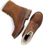 Timberland Authentics Teddy Fleece Veterboots Laarzen Met Veters Dames Bruin + - Thumbnail 7