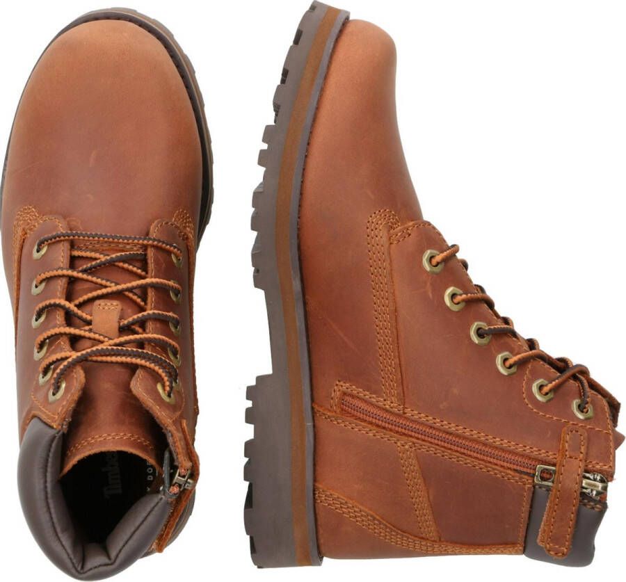Timberland Courma Kid Traditional 6 Inch Veterboots Laarzen Met Veters Cognac - Foto 3