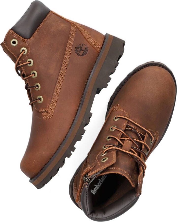 Timberland Courma Kid Traditional 6 Inch Veterboots Laarzen Met Veters Cognac - Foto 6