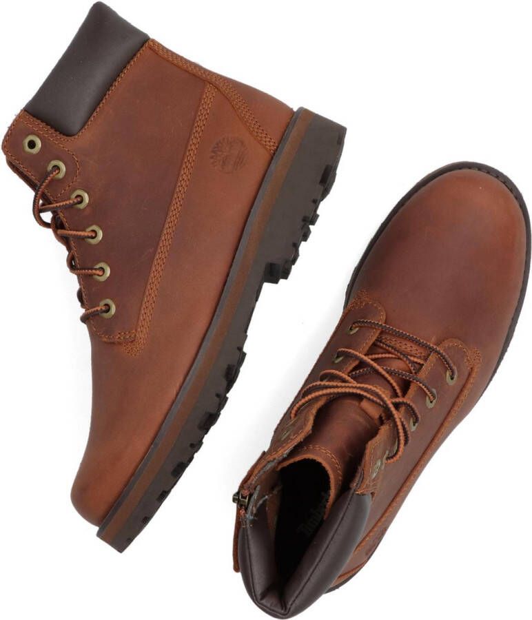 Timberland Courma Kid Traditional 6 Inch Veterboots Laarzen Met Veters Cognac - Foto 5