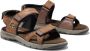 Timberland Governor's Island 3 Strap Heren Sandalen Dark Brown - Thumbnail 4