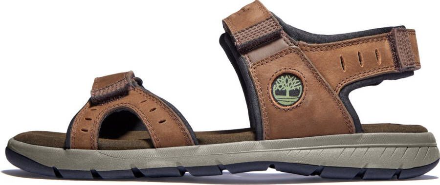 Timberland Governor's Island 3 Strap Heren Sandalen Dark Brown