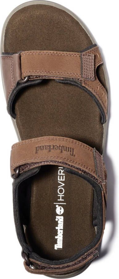 Timberland Governor's Island 3 Strap Heren Sandalen Dark Brown