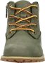 Timberland Pokey Pine 6in Boot Kids Veterboots Laarzen Met Veters Groen - Thumbnail 10
