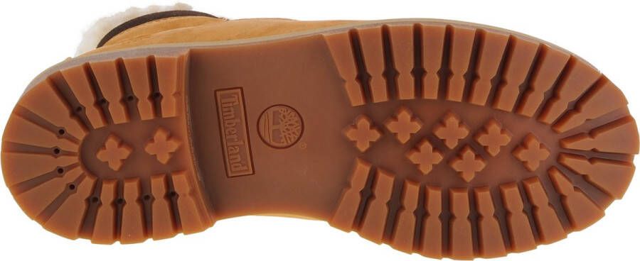 Timberland Pemium 6 In Shearlingboot A1BEI voor meisje Geel Trappers Laarzen