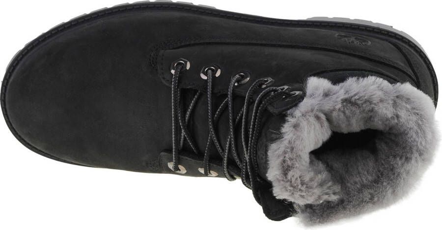 Timberland Premium 6 IN WP Shearling Boot Jr 0A41UX voor een jongen Zwart Trappers Laarzen