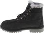 Timberland Premium 6 IN WP Shearling Boot Jr 0A41UX voor een jongen Zwart Trappers Laarzen - Thumbnail 4