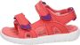 Timberland Kid's Perkins Row 2-Strap Sandal Sandalen maat 10K rood wit - Thumbnail 14