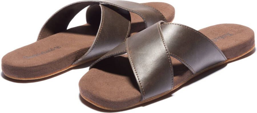 Timberland Seaton Bay Cross Strap Slide Heren Slippers Gaucho