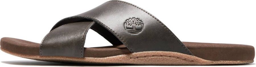 Timberland Seaton Bay Cross Strap Slide Heren Slippers Gaucho