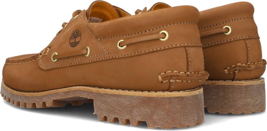 Timberland Authentics 3 Eye Classic Lug Boat Shoes Heren Loafers Bootschoenen Schoenen Leer Bruin TB0A5SQ5F13 - Foto 10