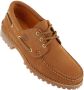 Timberland Authentics 3 Eye Classic Lug Boat Shoes Heren Loafers Bootschoenen Schoenen Leer Bruin TB0A5SQ5F13 - Thumbnail 11