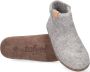 Tofvel Luna Kids Wolvilt Sloffen Marbled Light Grey Grijs Wolvilt TF1111 - Thumbnail 5