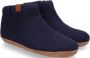 Tofvel Mula Wolvilt Sloffen Navy Blue Blauw Wolvilt TF100068 - Thumbnail 3