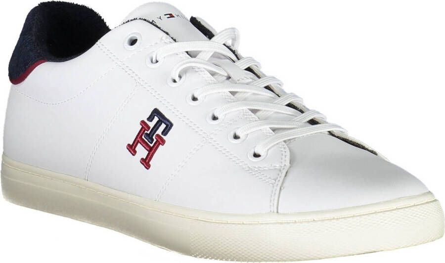 Tommy Hilfiger Core Vulc Varsity Monogram Sneakers Wit Man