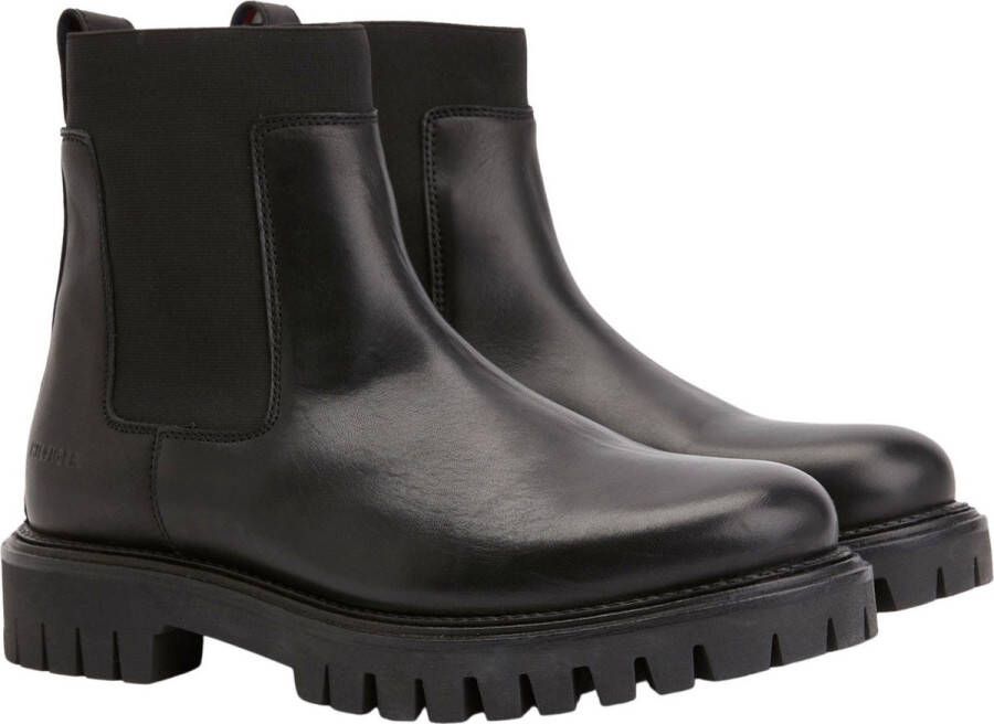 Tommy Hilfiger Heren Chelsea Boots Zwart