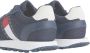 Tommy Hilfiger Tommy Jeans Retro Leather Sneakers Leren Sneaker Heren Blauw - Thumbnail 14